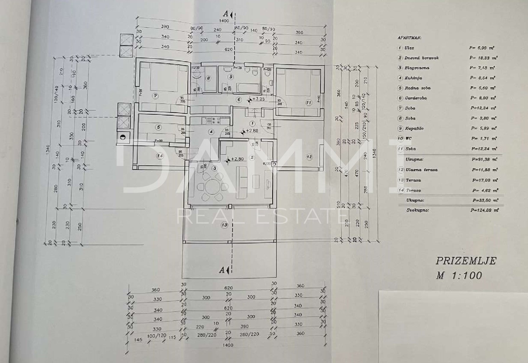 ISTRA, LABIN/RABAC Građevinsko zemljište 866 m2 s dozvolom i pogledom