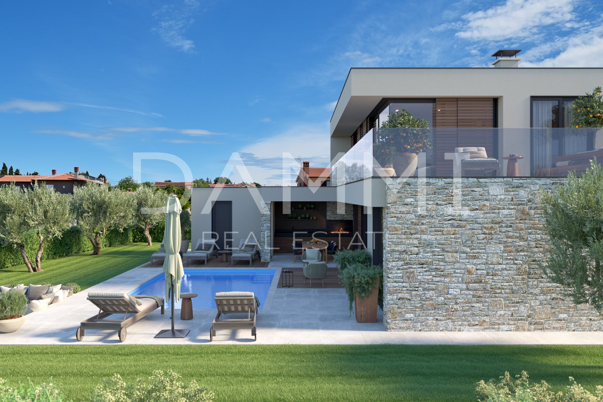 ISTRIA, KASTELIR - MODERN VILLA WITH SWIMMING POOL