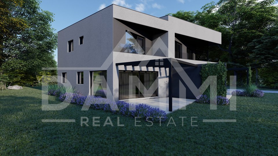 ISTRIA, UMAG - MODERN SEMI-DETACHED HOUSE ON GREAT LOCATION 2 KM FROM SEA