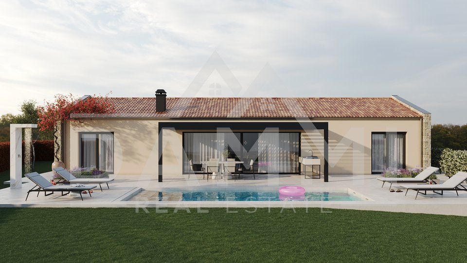 ISTRIA, ŽMINJ - Modern single-family house with swimming pool