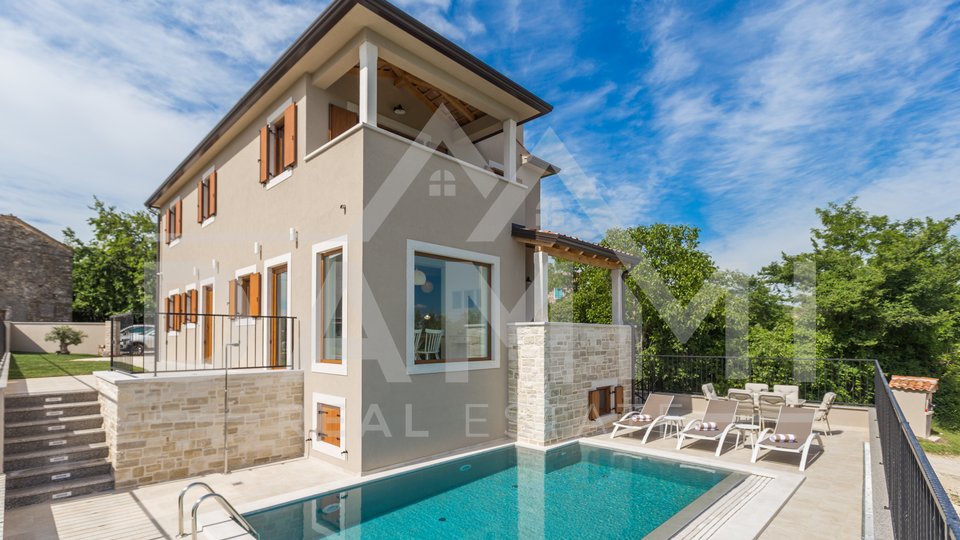 ISTRIEN, BUJE - Wunderschöne Villa mit Blick auf das Meer und die Natur