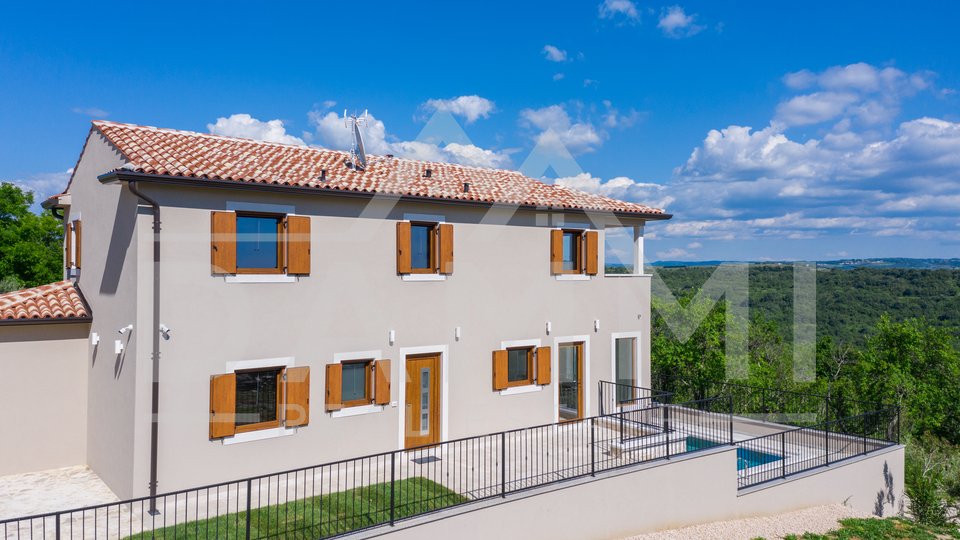 ISTRIA, BUJE - Beautiful villa with a view of the sea and nature