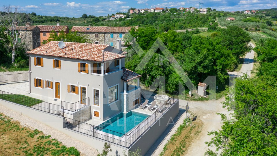 ISTRIEN, BUJE - Wunderschöne Villa mit Blick auf das Meer und die Natur