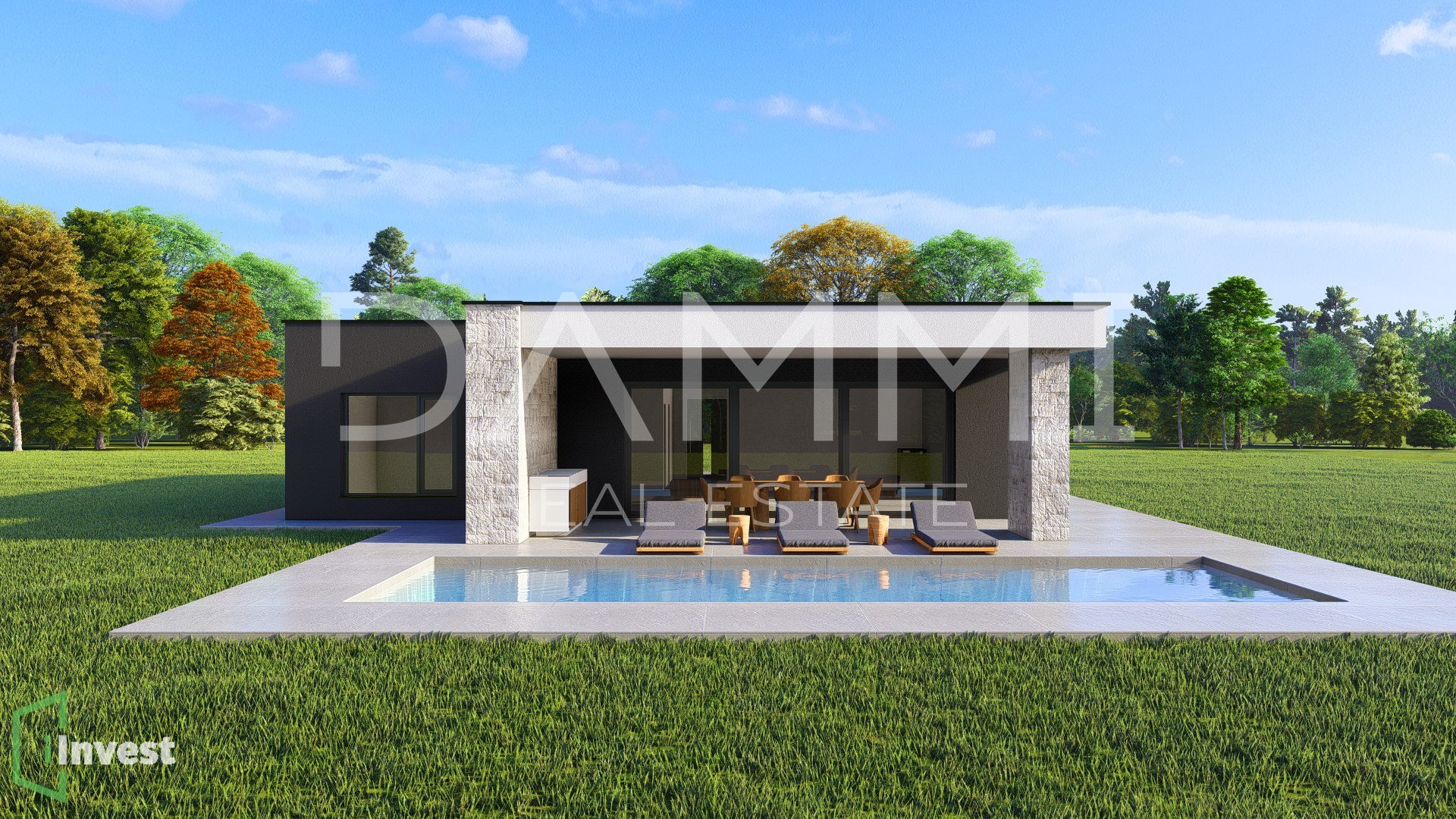 ISTRIA, ŽMINJ - Modern house with pool on perfect location