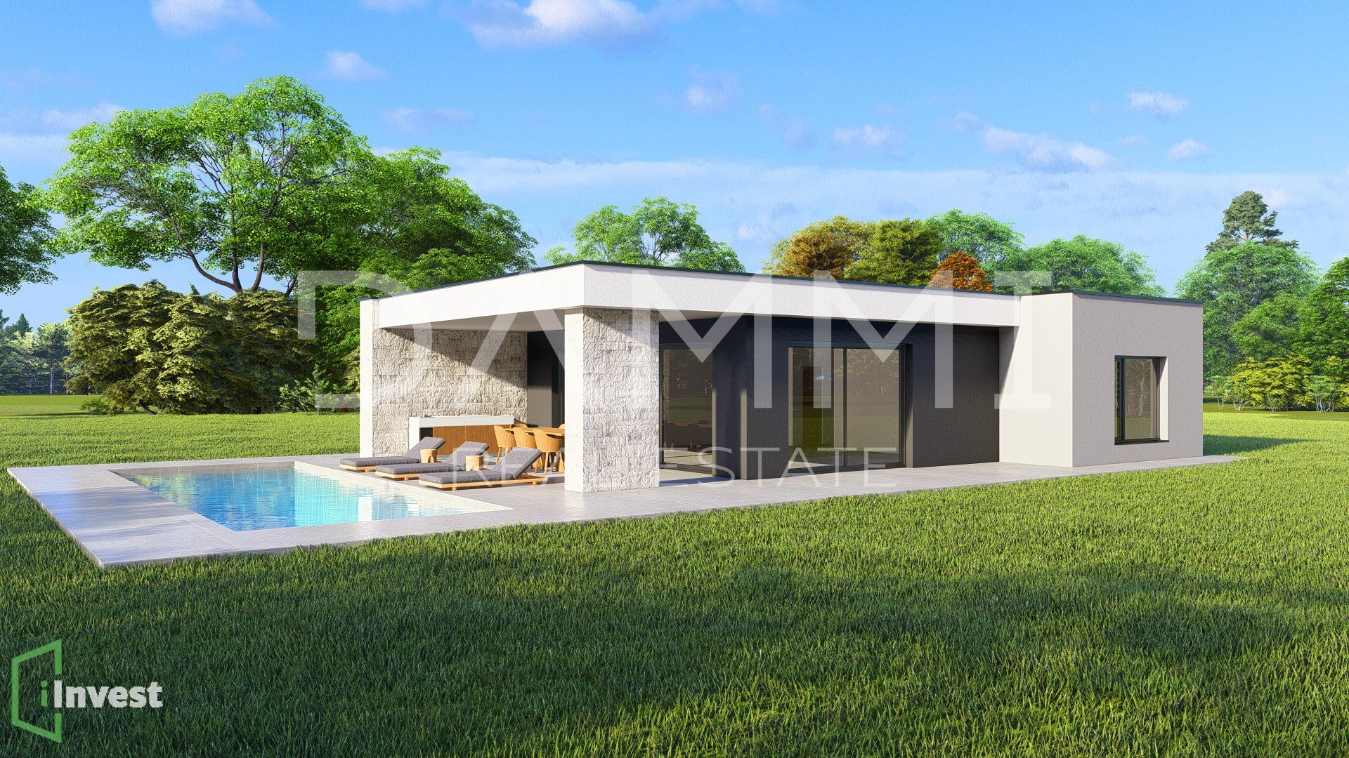 ISTRIA, ŽMINJ - Modern house with pool on perfect location