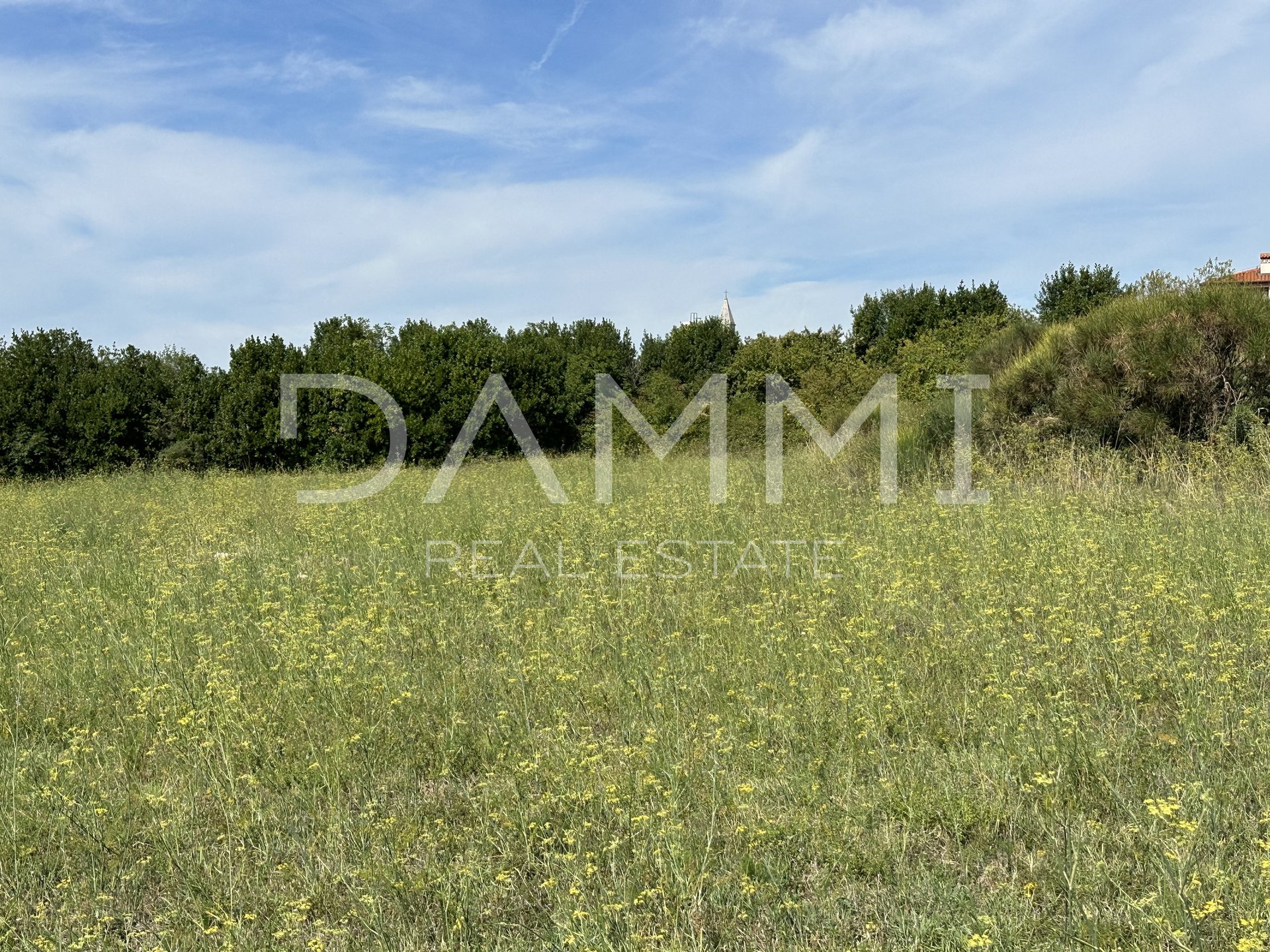 ISTRIEN, VODNJAN - Baugrundstück 137m2 in der Nähe des Zentrums, Meerblick